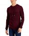 Inc International Concepts Men's Regular-Fit Ribbed Hooded Sweater, Created for Macy's