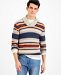 Sun + Stone Men's Blanket Stripe Shawl Sweater, Created for Macy's