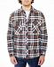Benson Men's Modern-Fit Plaid Fleece-Lined Flannel Shirt Jacket