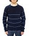 Benson Men's Modern-Fit Ribbed Stripe Wool Sweater