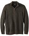 Pendleton Men's Herringbone 1/4-Zip Shetland Wool Sweater