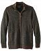 Pendleton Men's Herringbone Full-Zip Shetland Wool Sweater