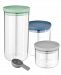 BergHOFF Leo Collection 3-Pc. Glass Food Storage Container Set