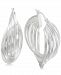 Multi-Row Twisted Hoop Earrings in Sterling Silver