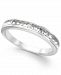 Diamond Channel Band in 14k White Gold (1/2 ct. t. w. )