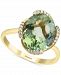 Effy Green Quartz (4-1/3 ct. t. w. ) & Diamond (1/10 ct. t. w. ) Statement Ring in 14k Gold