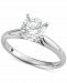 Macy's Star Signature Diamond Solitaire Engagement Ring (1-1/2 ct. t. w. ) in 14k White Gold