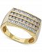 Effy Men's Diamond Ring (1-1/5 ct. t. w. ) in 14k Gold