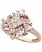 Diamond Baguette Cluster Statement Ring (1/2 ct. t. w. ) in 10k Rose Gold