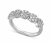 Lab Created Diamond Cluster Statement Ring (3/4 ct. t. w. ) in Sterling Silver