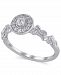 Certified Diamond (1/3 ct. t. w. ) Engagement Ring in 14K White Gold
