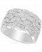 Diamond Filigree Statement Ring (3/4 ct. t. w. ) in Sterling Silver