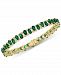 Effy Emerald (9-5/8 ct. t. w. ) & Diamond (5/8 ct. t. w. ) Link Bracelet in 14k Gold