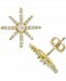 Diamond Starburst Stud Earrings (1-1/2 ct. t. w. ) in 10k Gold