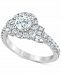 Diamond (1-3/8 ct. t. w. ) Halo Engagement Ring in 14k White Gold