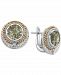 Effy Green Quartz (3-5/8 ct. t. w. ) & Diamond Accent Earrings in Sterling Silver & 14k Gold