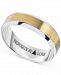 Proposition Love Men's Wedding Band in 14K White and Yellow Gold
