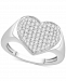 Diamond Heart Cluster Ring (1/2 ct. t. w. ) in 10k White Gold