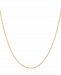 Sliding Bead Adjustable Wheat Link 22" Chain Necklace in 14k Gold