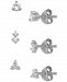Giani Bernini 3-Pc. Set Cubic Zirconia Stud Earrings in Sterling Silver, Created for Macy's