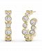 Forevermark Tribute Collection Diamond (1-1/4 ct. t. w. ) Hoop Earrings in 18k Yellow, White and Rose Gold.