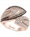 Effy Diamond Bypass Statement Ring (3/4 ct. t. w. ) in 14k Rose Gold