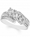 Diamond 3-Stone Ring (3/4 ct. t. w. ) in 10k White Gold
