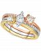 3-Pc. Set Diamond Stackable Rings (3/4 ct. t. w. ) in 14k Gold, White Gold & Rose Gold