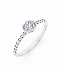 Forevermark Tribute Collection Diamond (1/6 ct. t. w. ) Ring with Beaded Detail in 18k White Gold