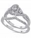 Certified Diamond (3/4 ct. t. w. ) Bridal Set in 14K White Gold