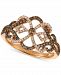 Le Vian Chocolatier Diamond Ring (1/2 ct. t. w. ) in 14k Rose Gold