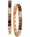 Le Vian Chocolate Layer Cake Blackberry Diamonds, Chocolate Diamonds & Nude Diamonds Hoop Earrings (1-5/8 ct. t. w. ) in 14k Rose Gold