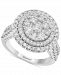 Effy Diamond Halo Cluster Engagement Ring (1-7/8 ct. t. w. ) in 14k White Gold