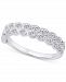 Certified Diamond Double Row Leaf-Inspired Band (1/2 ct. t. w. ) in Platinum