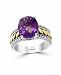 Effy Amethyst (6-1/2 ct. t. w. ) Ring in 18k Yellow Gold and Sterling Silver