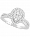 Diamond Cluster Halo Statement Ring (5/8 ct. t. w. ) in 14k White Gold