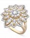 Diamond Flower Cluster Statement Ring (1-1/2 ct. t. w. ) in 14k Gold
