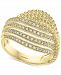Effy Diamond Multirow Swirl Statement Ring (1/3 ct. t. w. ) in 14k Gold
