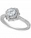 Marchesa Certified Diamond Vintage Inspired Rose Engagement Ring (1 ct. t. w. ) in 18k White Gold