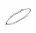 Lab Created Diamond Bangle Bracelet (5/8 ct. t. w. ) in Sterling Silver