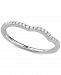 Diamond Curved Band (1/6 ct. t. w. ) in 14k White Gold
