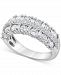 Diamond Double Row Statement Ring (1-1/2 ct. t. w. ) in 14k White Gold