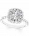 Diamond Scalloped Halo Ring (1/2 ct. t. w. ) in 10k White Gold