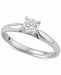Macy's Star Signature Diamond Solitaire Engagement Ring (1/2 ct. t. w. ) in 14k White Gold, SI2 Clarity