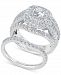 Diamond Raised Halo Bridal Set (2-1/2 ct. t. w. ) in 14k White Gold