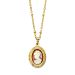 Downton Abbey 14K Gold-Dipped Oval Cameo Locket Necklace