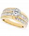Diamond Channel-Set Engagement Ring (2 ct. t. w. ) in 14k Gold