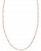 14k Pink Gold Necklace, 16-20" Box Chain (5/8mm)