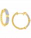 Diamond Huggie Hoop Earrings (1 ct. t. w. ) in 10k Gold