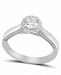Diamond Round Halo Engagement Ring (3/4 ct. t. w. ) in 14k White Gold